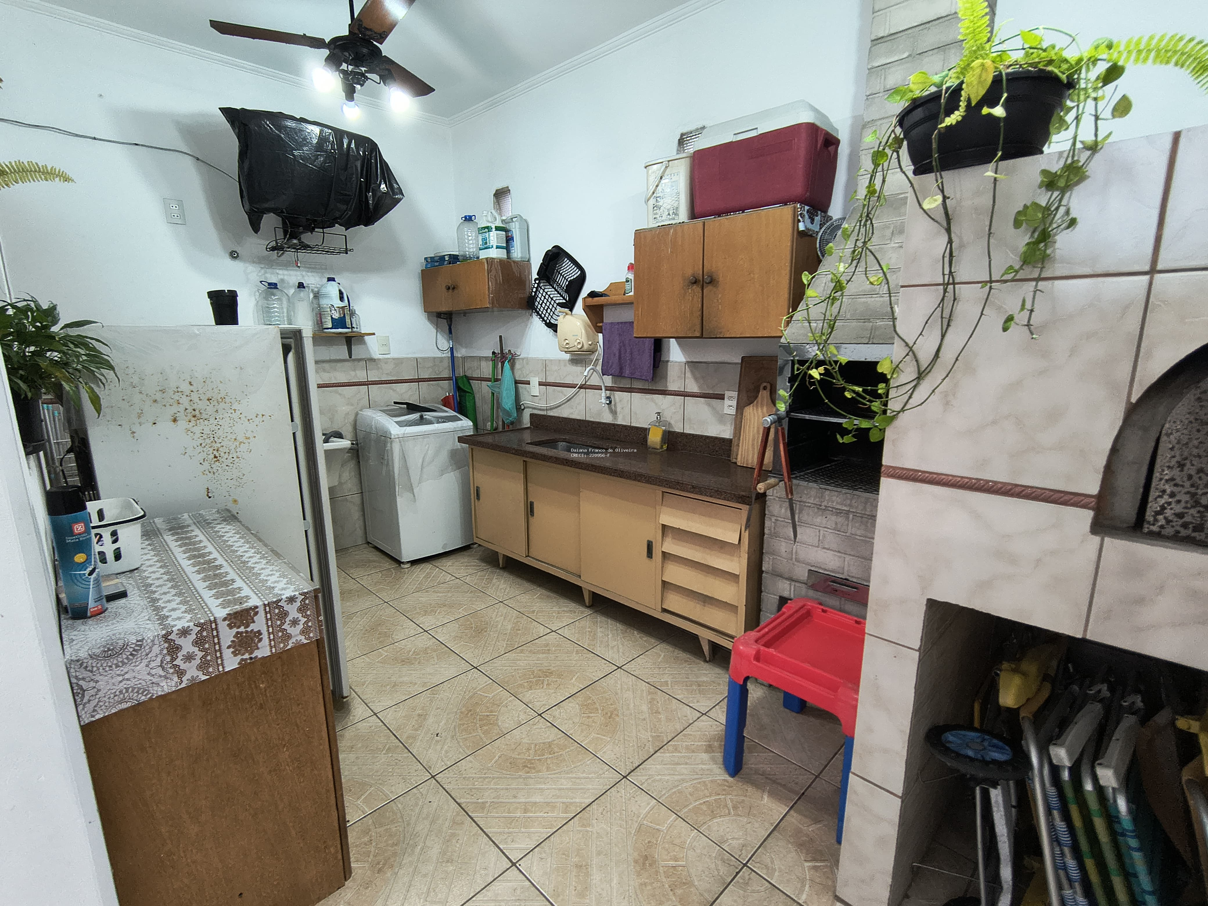 Casa Mobiliada com Espaço Gourmet na Guilhermina