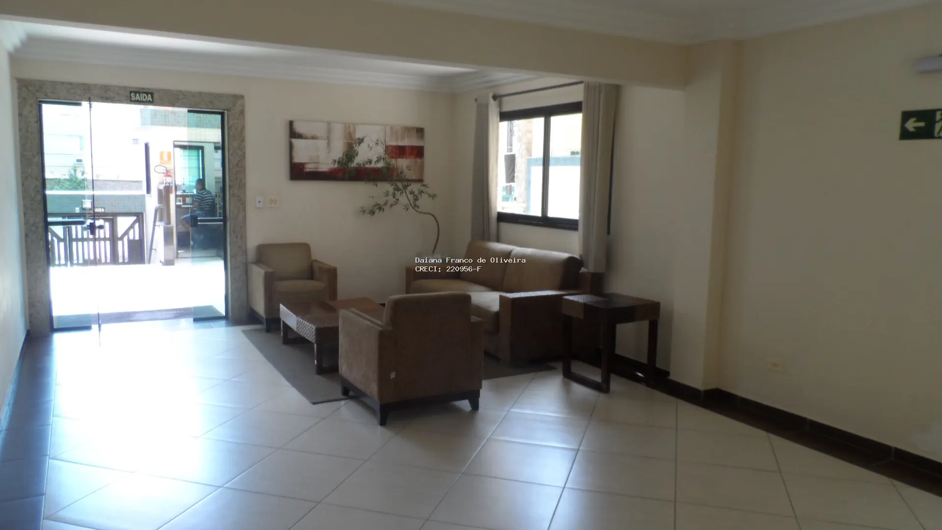 Apartamento à venda em Maracanã Praia Grande | Daiana Franco Imóveis - Guilhermina em Praia Grande - foto 3 - 2-02.HALL DE E…