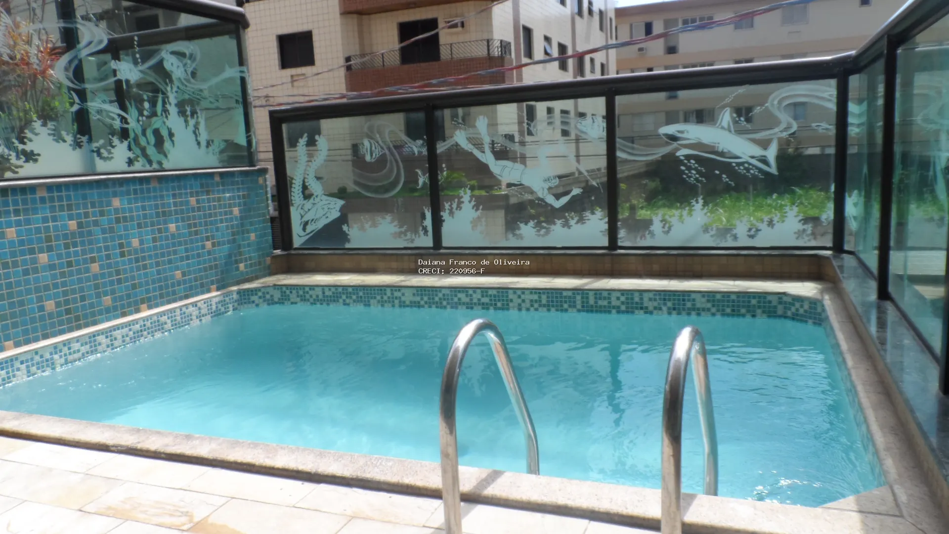 Apartamento à venda em Maracanã Praia Grande | Daiana Franco Imóveis - Guilhermina em Praia Grande - foto 5 - 4-04.PISCINA A…