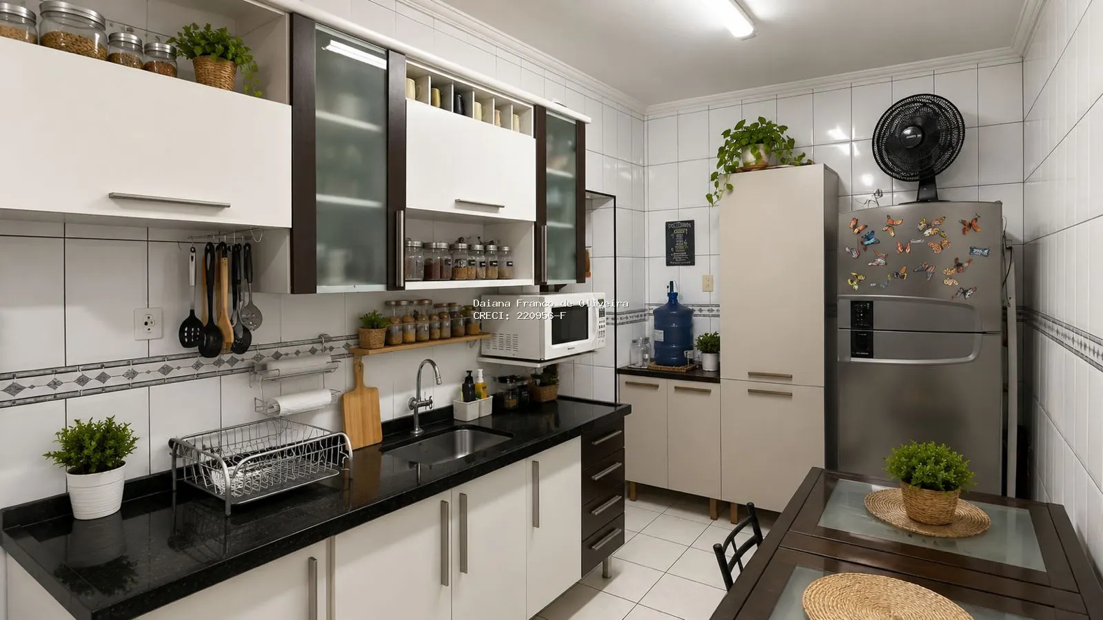 Apartamento à venda em Guilhermina Praia Grande | Daiana Franco Imóveis - Guilhermina em Praia Grande - foto 6 - 6-COZINHA,