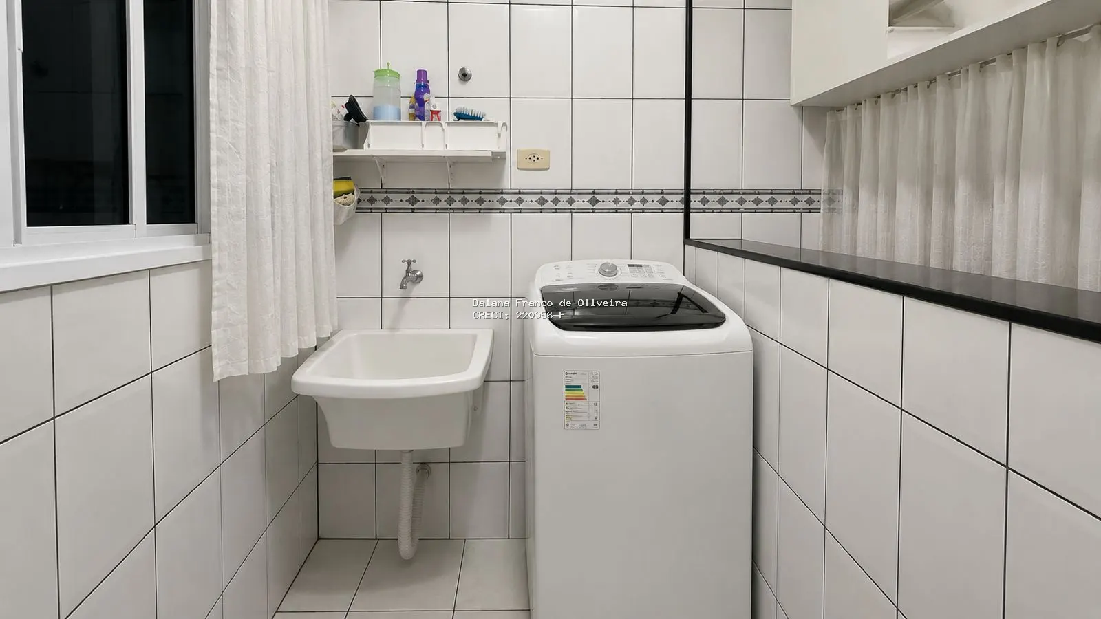Apartamento à venda em Guilhermina Praia Grande | Daiana Franco Imóveis - Guilhermina em Praia Grande - foto 7 - 7-LAVANDERIA