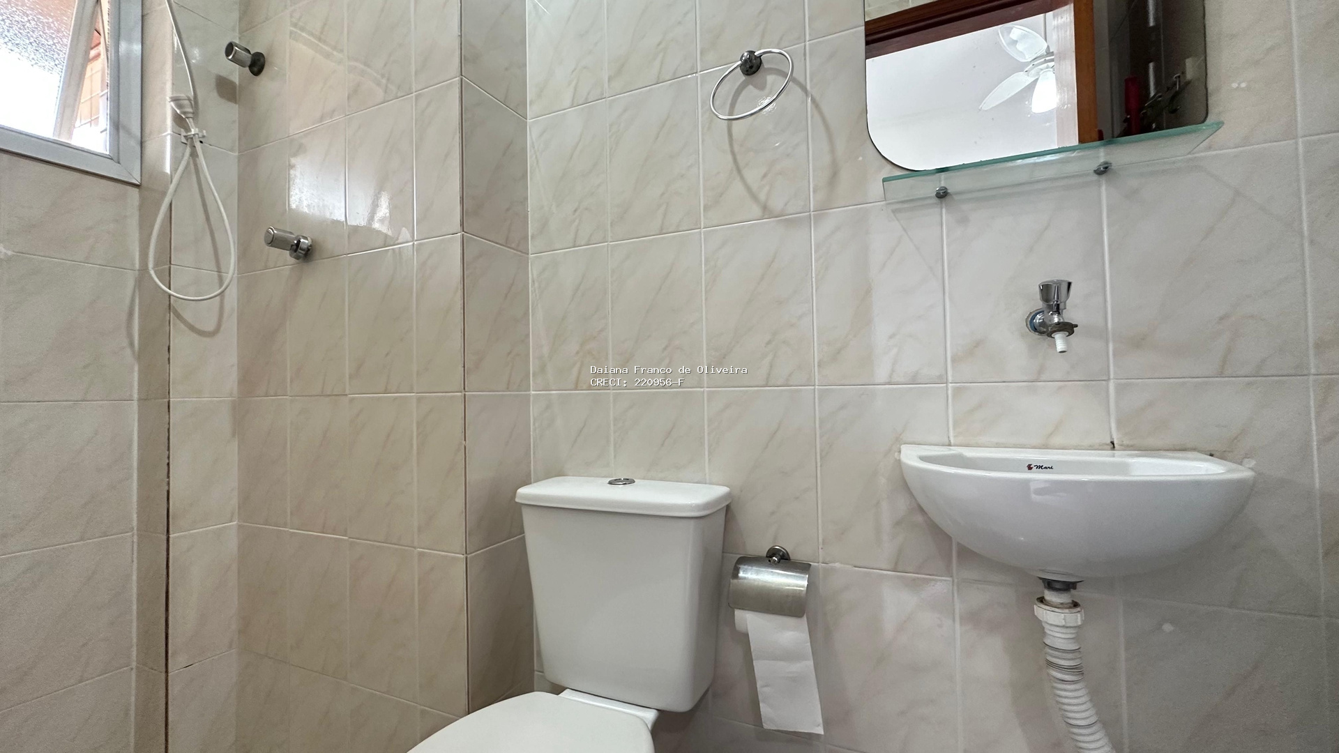 Kitnet à venda em Aviação Praia Grande | Daiana Franco Imóveis - Aviação em Praia Grande - foto 9 - 9-WC. SOCIAL
